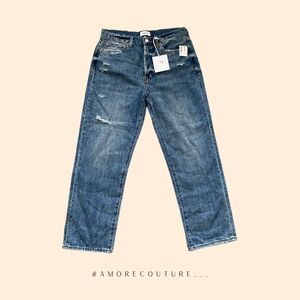 NWT Pistola High Rise Straight Charlie Distressed